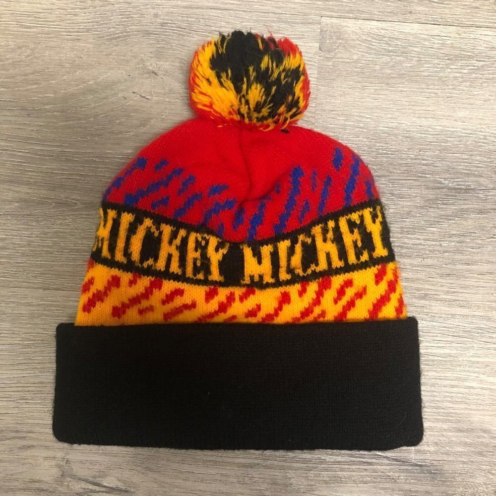 Vintage Disney Kid's Winter Hat Ski Cap Mickey Mouse Mickey's Stuff for Kids